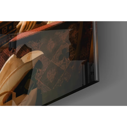 Vintage Marilyn Monroe casino poker wall art canvas print with black Samsung TV