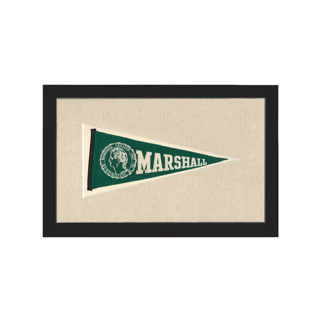 Vintage Marshall College Pennant | Americana Memories | vintageantiquesgifts.com
