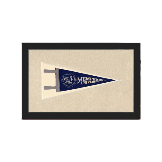 Vintage Memphis State University Pennant | Americana Memories | vintageantiquesgifts.com