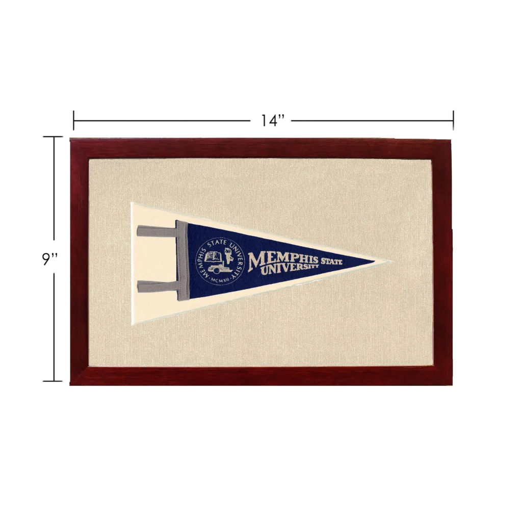 Vintage Memphis State University Pennant | Vintage Americana Sports Memorabilia | vintageantiquesgifts.com