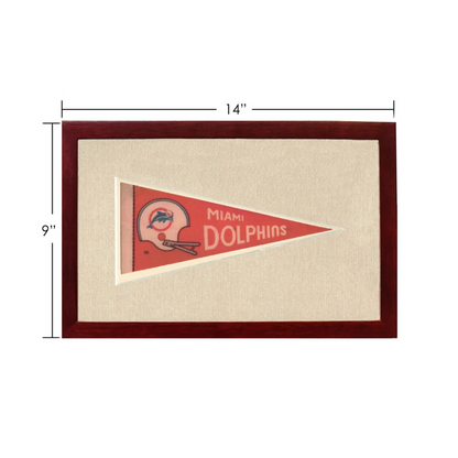 Vintage Miami Dolphins Pennant | Vintage Americana Sports Memorabilia | vintageantiquesgifts.com