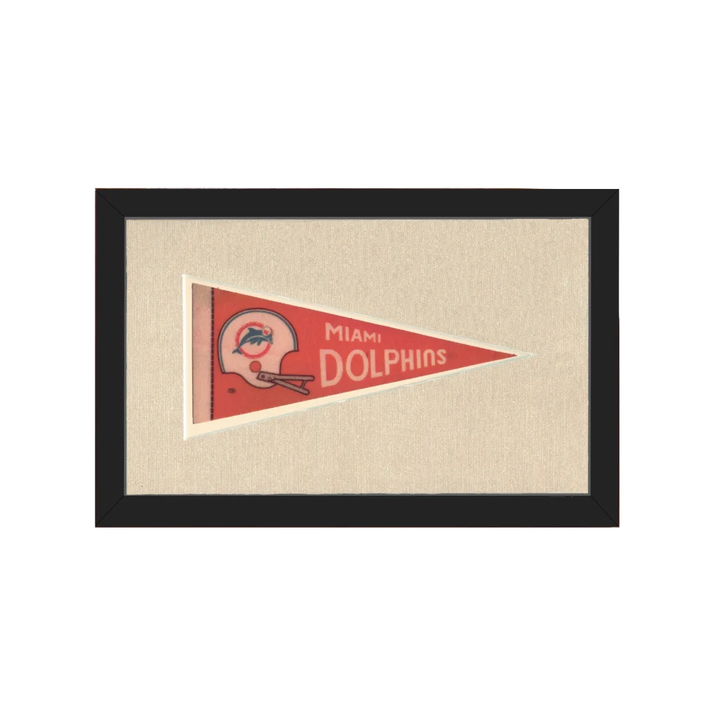 Vintage Miami Dolphins Pennant | Americana Memories | vintageantiquesgifts.com