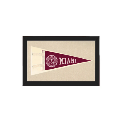 Vintage Miami University Pennant | Americana Memories | vintageantiquesgifts.com