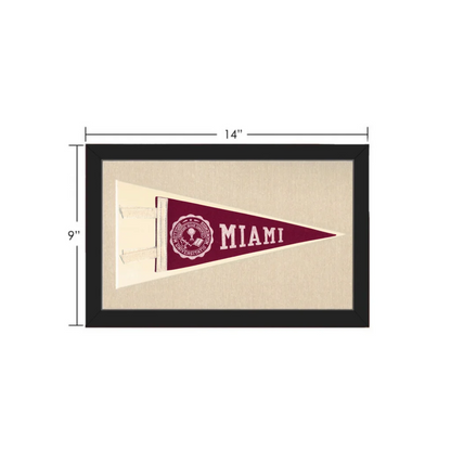 Vintage Miami University Pennant | Vintage Collectible Sports Pennant | vintageantiquesgifts.com