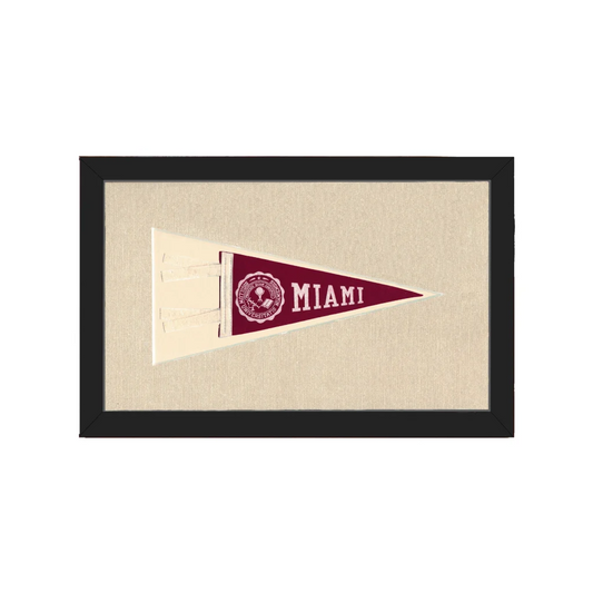 Vintage Miami University Pennant | Americana Memories | vintageantiquesgifts.com