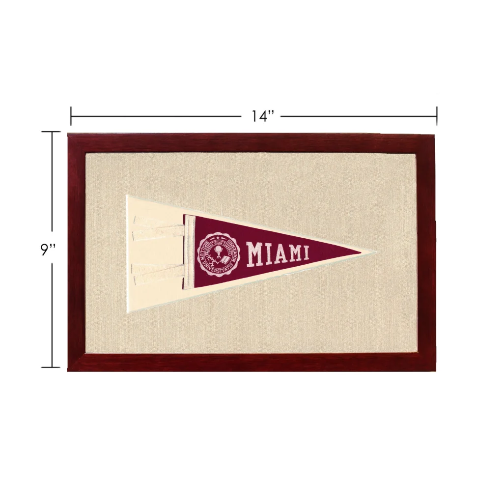 Vintage Miami University Pennant | Vintage Americana Sports Memorabilia | vintageantiquesgifts.com