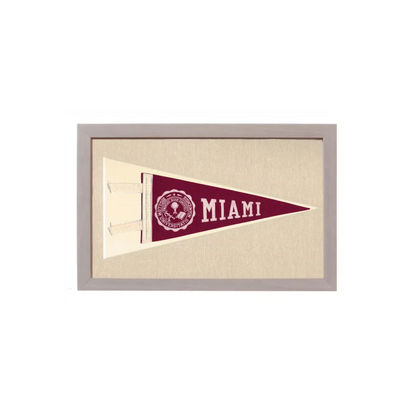 Vintage Miami University Pennant | Vintage Americana Sports Memorabilia | vintageantiquesgifts.com