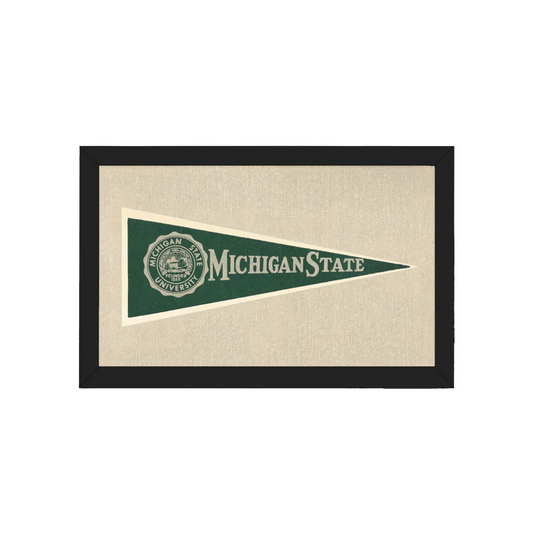 Vintage Michigan State Hormel Pennant | Americana Memories | vintageantiquesgifts.com