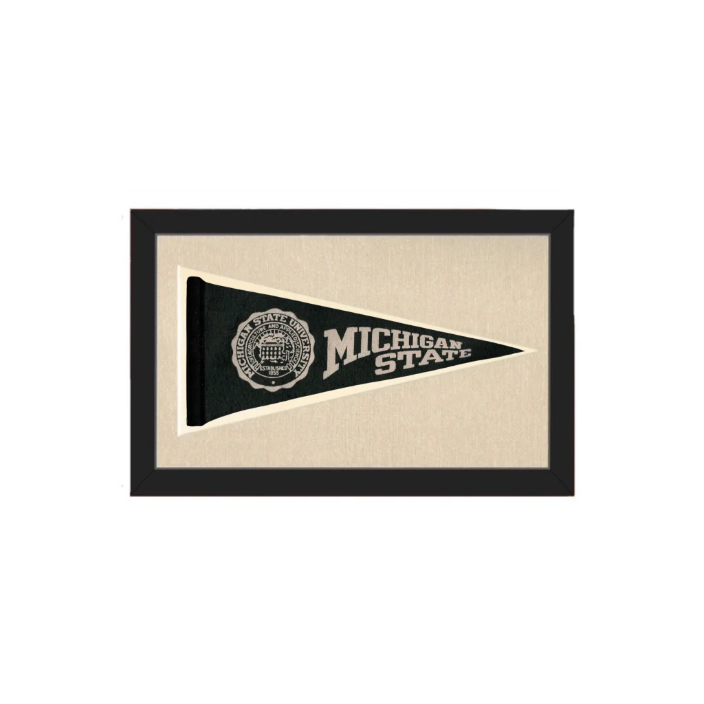 Vintage Michigan State Pennant | Americana Memories | vintageantiquesgifts.com