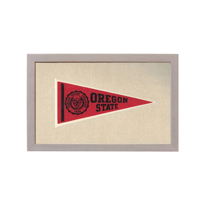 Vintage Michigan State Pennant | Rare Vintage Wool Felt Pennant Flag | vintageantiquesgifts.com
