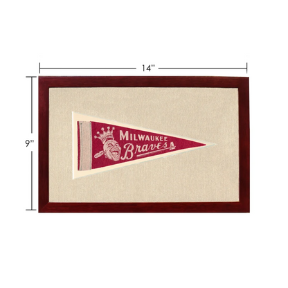 Vintage Milwaukee Braves Pennant | Vintage Americana Sports Memorabilia | vintageantiquesgifts.com