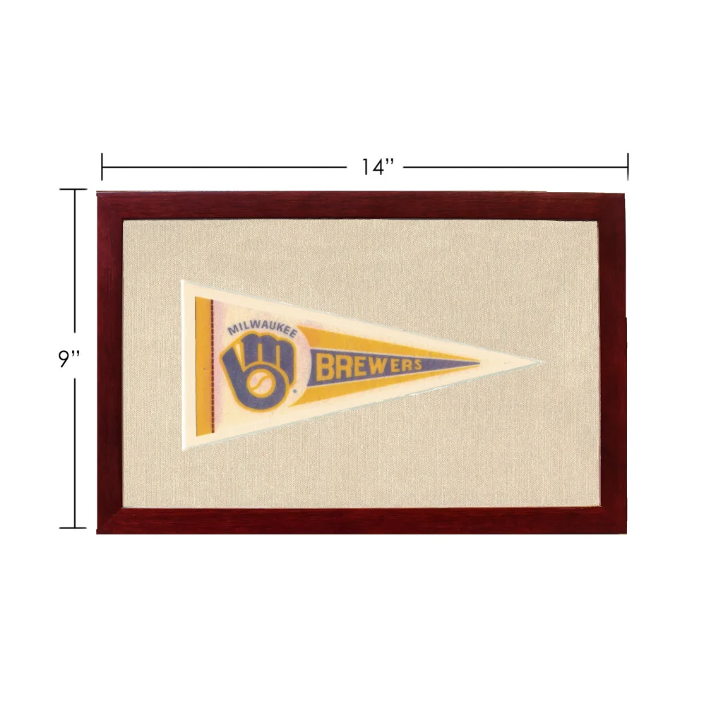 Vintage Milwaukee Brewery Pennant | Vintage Americana Sports Memorabilia | vintageantiquesgifts.com