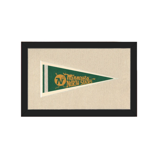Vintage Minnesota North Stars Pennant | Americana Memories | vintageantiquesgifts.com