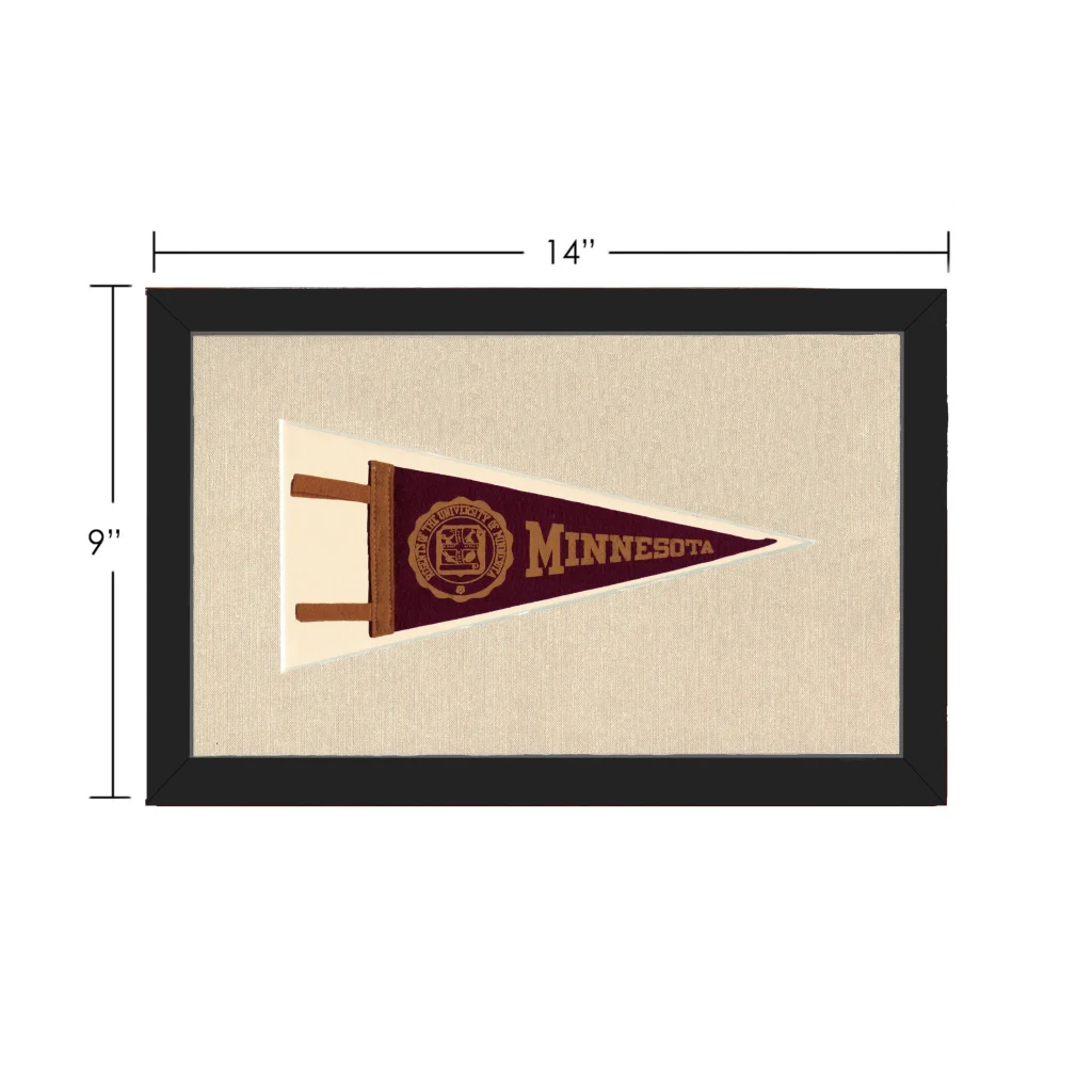 Vintage Minnesota Pennant | Vintage Collectible Sports Pennant | vintageantiquesgifts.com