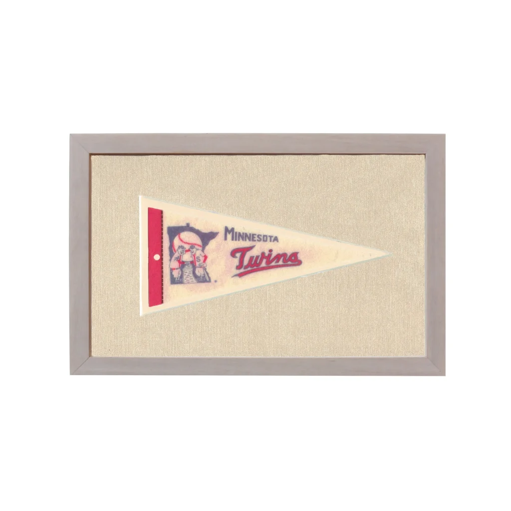 Vintage Minnesota Twins Pennant | Rare Vintage Wool Felt Pennant Flag | vintageantiquesgifts.com