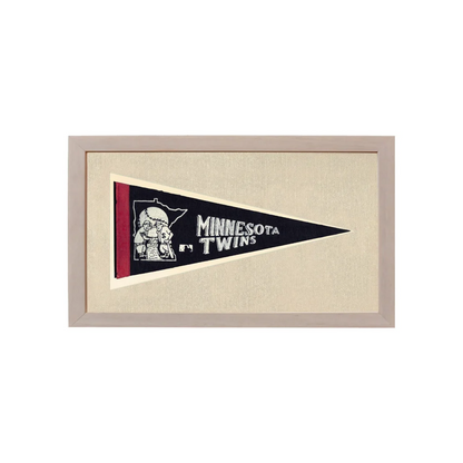 Vintage Minnesota Twins Pennant | Vintage Americana Sports Memorabilia | vintageantiquesgifts.com