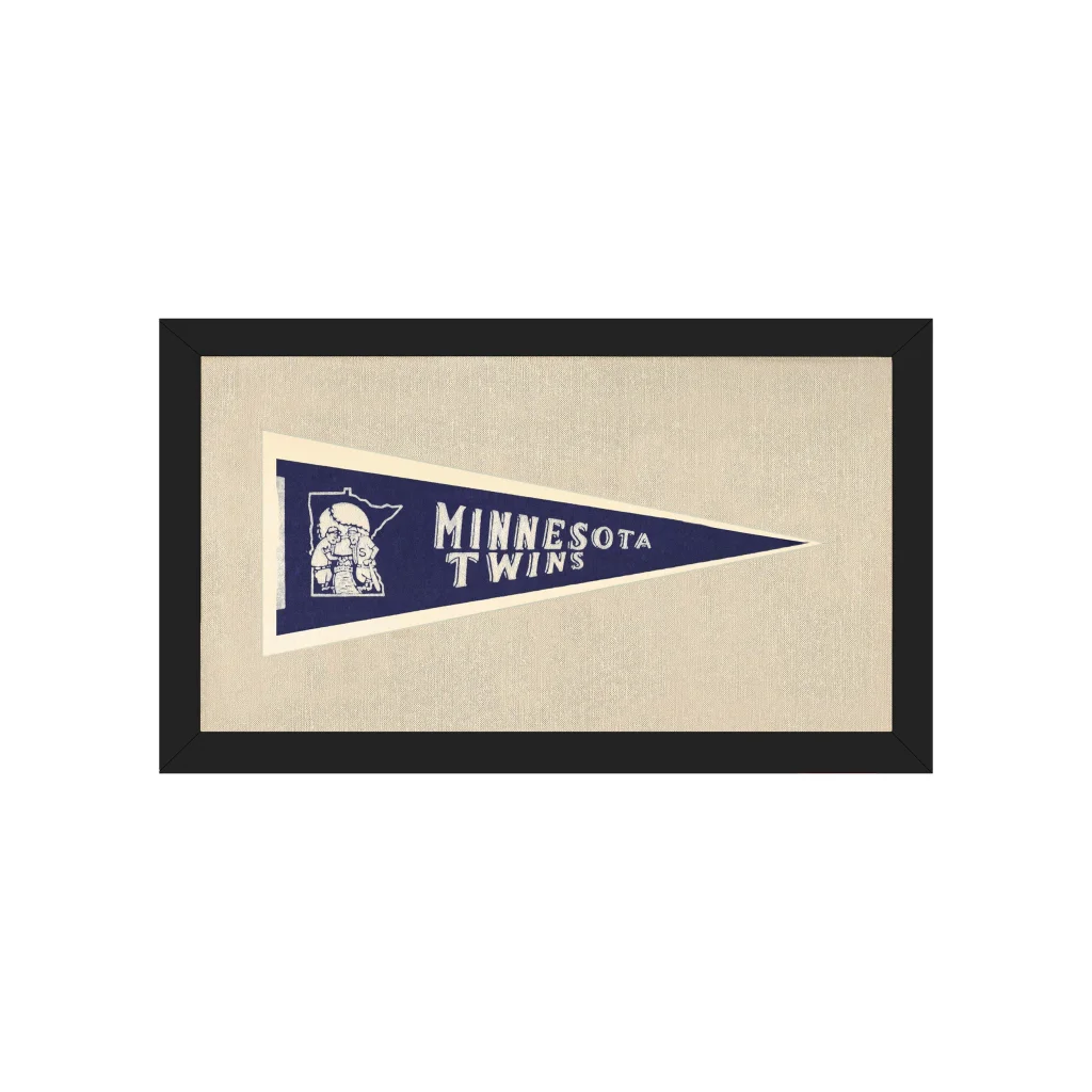 Vintage Minnesota Twins Pennant | Americana Memories | vintageantiquesgifts.com