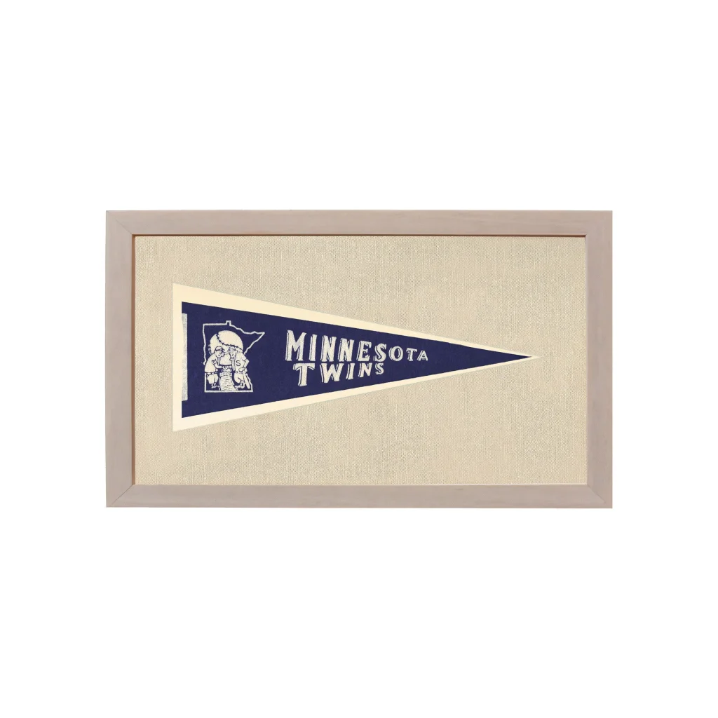 Vintage Minnesota Twins Pennant | Vintage Americana Sports Memorabilia | vintageantiquesgifts.com