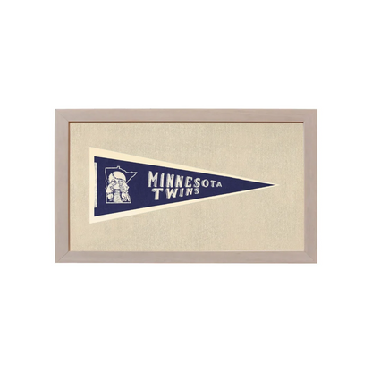 Vintage Minnesota Twins Pennant | Vintage Americana Sports Memorabilia | vintageantiquesgifts.com
