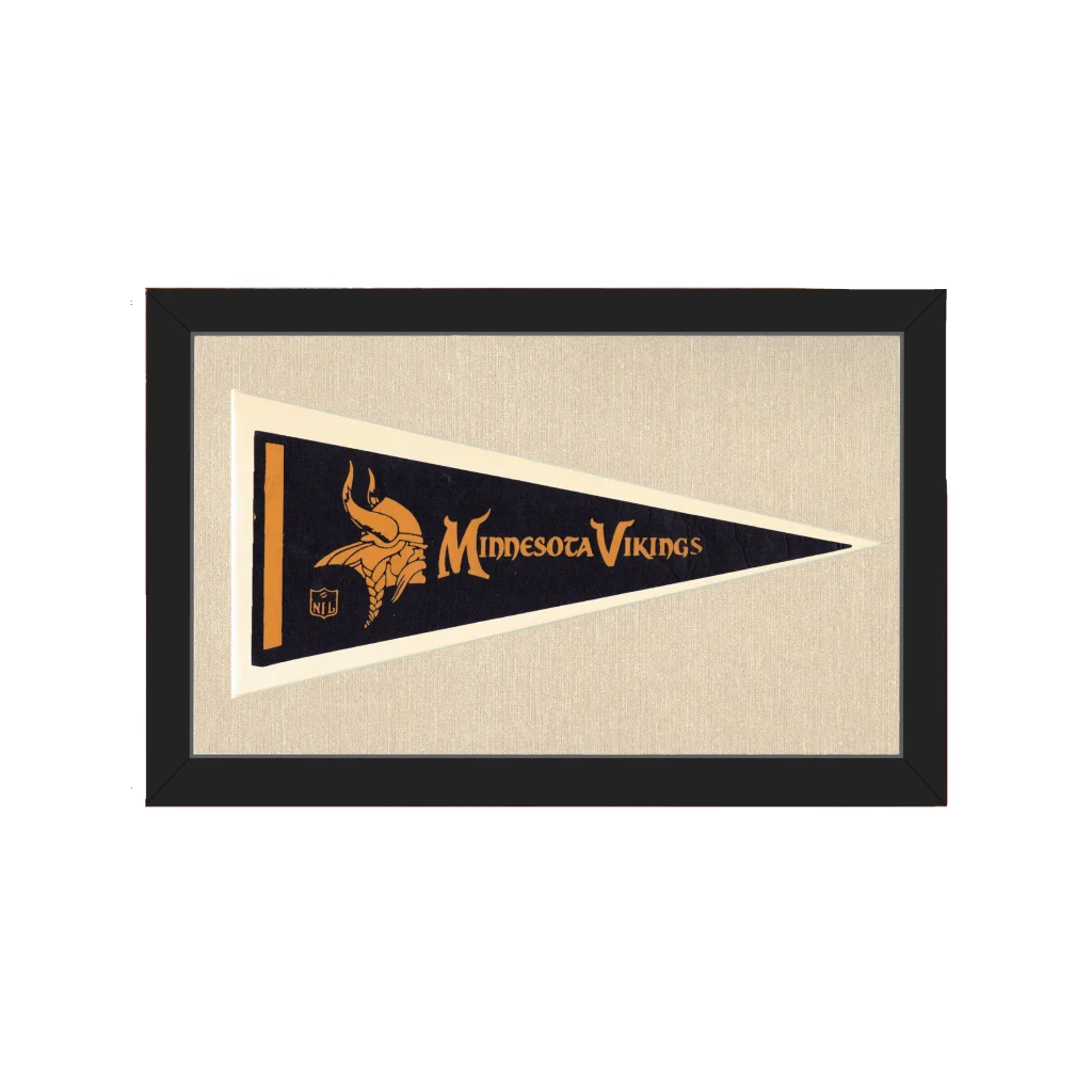 Vintage Minnesota Vikings Pennant | Americana Memories | vintageantiquesgifts.com