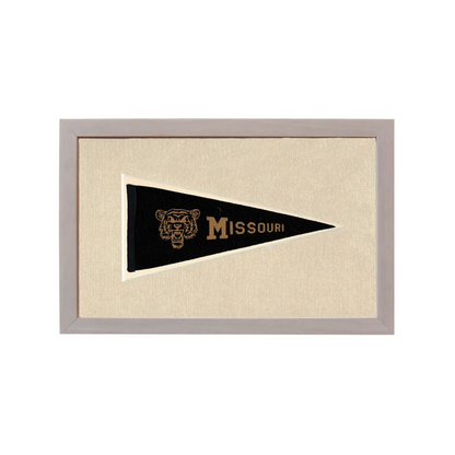 Vintage Missouri Pennant | Rare Vintage Wool Felt Pennant Flag | vintageantiquesgifts.com