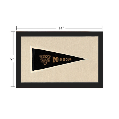 Vintage Missouri Pennant | Vintage Collectible Sports Pennant | vintageantiquesgifts.com