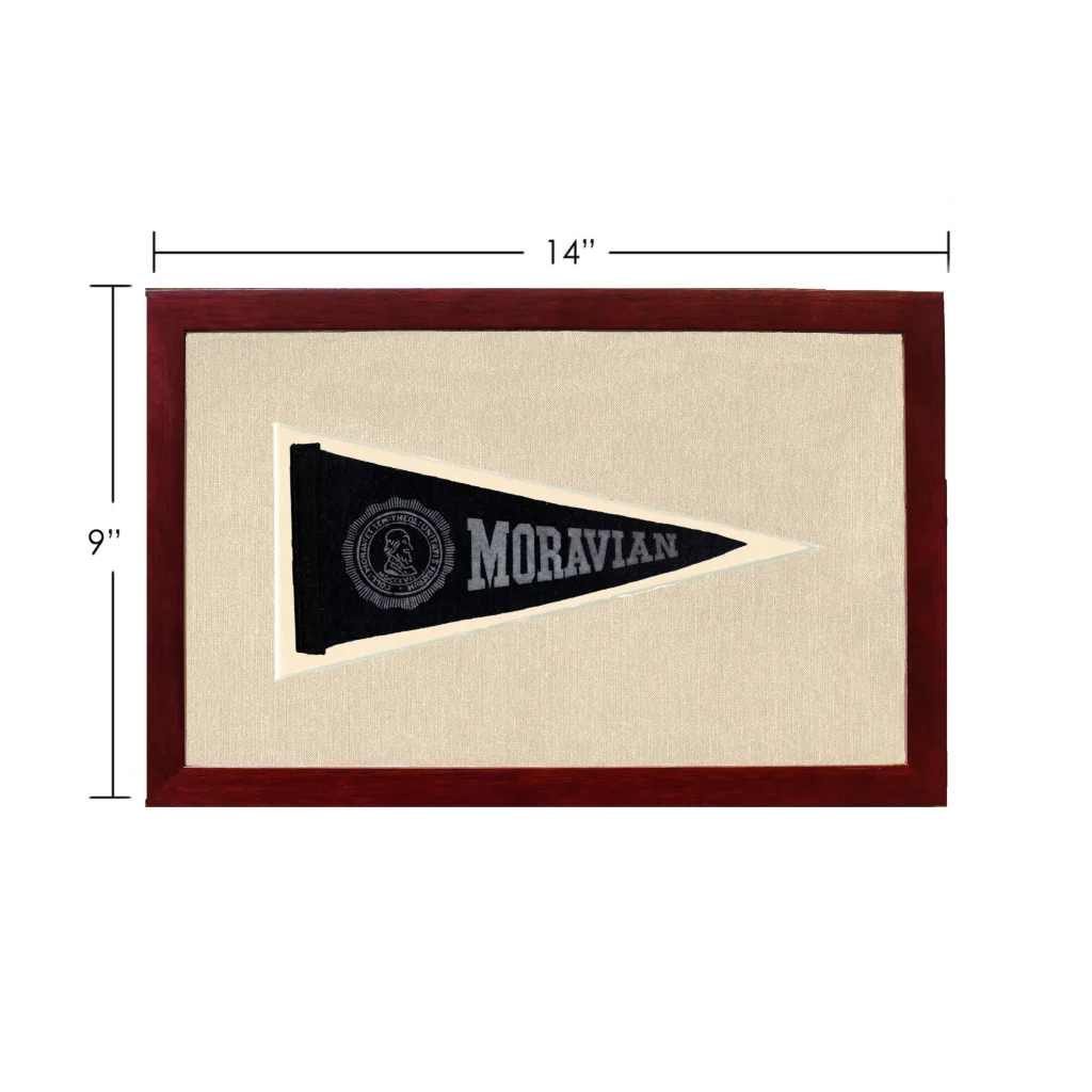 Vintage Moravian University Pennant | Vintage Americana Sports Memorabilia | vintageantiquesgifts.com