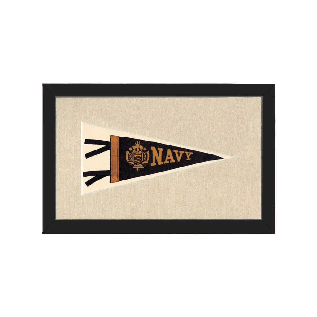 Vintage Navy Pennant | Americana Memories | vintageantiquesgifts.com