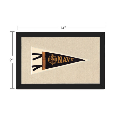 Vintage Navy Pennant | Vintage Collectible Sports Pennant | vintageantiquesgifts.com