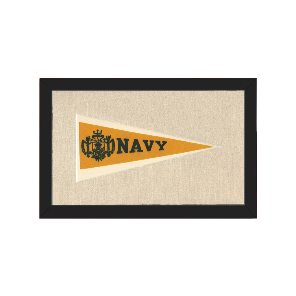 Vintage Navy Pennant | Americana Memories | vintageantiquesgifts.com