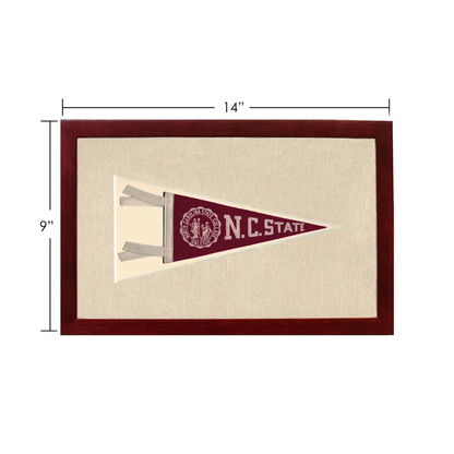 Vintage NC State College Pennant | Vintage Americana Sports Memorabilia | vintageantiquesgifts.com