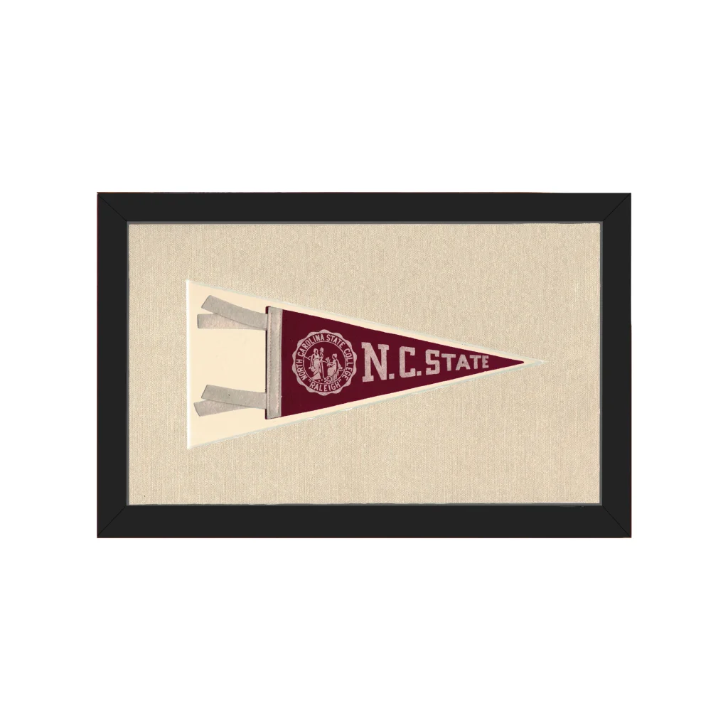 Vintage NC State College Pennant | Americana Memories | vintageantiquesgifts.com
