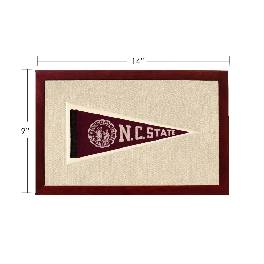 Vintage NC State Pennant | Vintage Americana Sports Memorabilia | vintageantiquesgifts.com