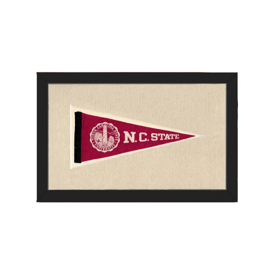 Vintage NC State Pennant | Americana Memories | vintageantiquesgifts.com