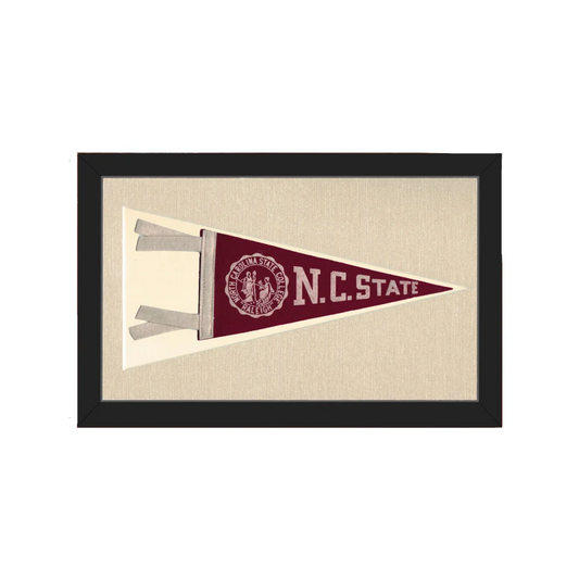 Vintage NC State Pennant | Americana Memories | vintageantiquesgifts.com