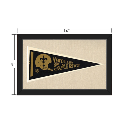 Vintage New Orleans Saints Pennant | Vintage Collectible Sports Pennant | vintageantiquesgifts.com