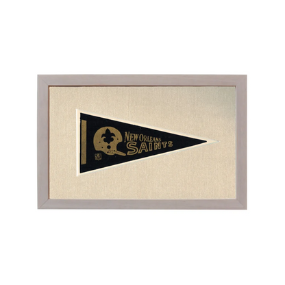 Vintage New Orleans Saints Pennant | Rare Vintage Wool Felt Pennant Flag | vintageantiquesgifts.com