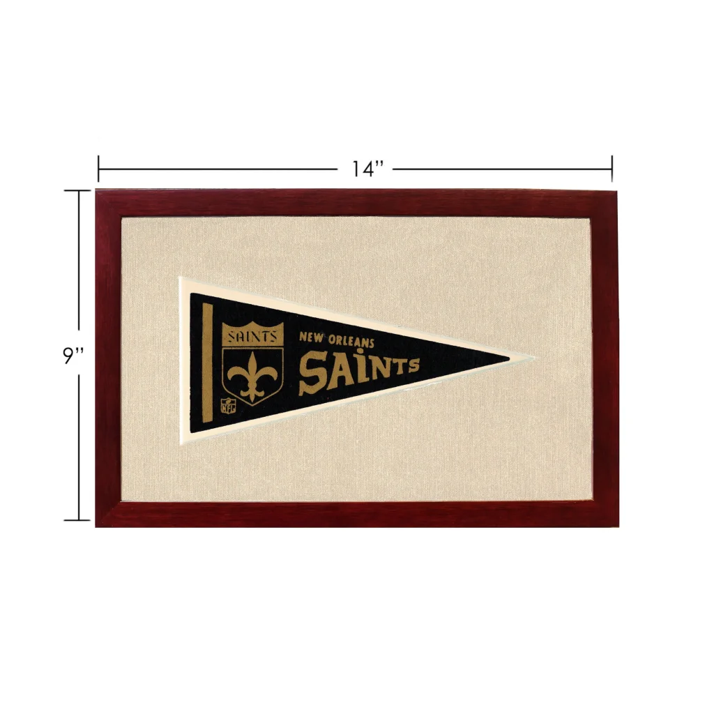 Vintage New Orleans Saints Pennant | Vintage Americana Sports Memorabilia | vintageantiquesgifts.com