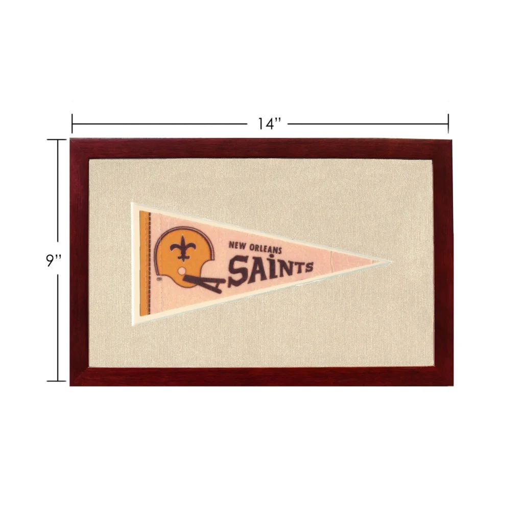 Vintage New Orleans Saints Pennant | Vintage Americana Sports Memorabilia | vintageantiquesgifts.com