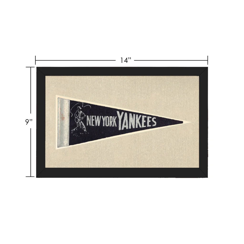 Vintage New York Yankees Pennant | Vintage Collectible Sports Pennant | vintageantiquesgifts.com