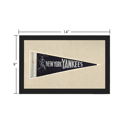 Vintage New York Yankees Pennant | Vintage Collectible Sports Pennant | vintageantiquesgifts.com