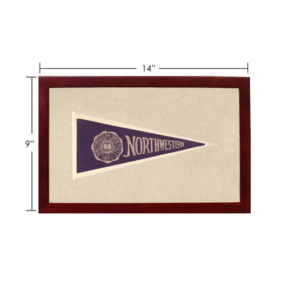 Vintage Northwestern University Pennant | Vintage Americana Sports Memorabilia | vintageantiquesgifts.com