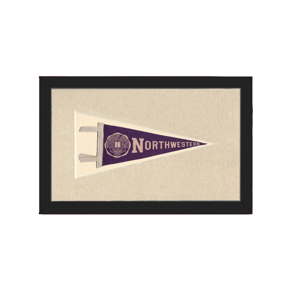 Vintage Northwestern University Pennant | Americana Memories | vintageantiquesgifts.com