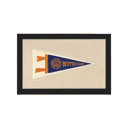Vintage Notre Dame Pennant | Americana Memories | vintageantiquesgifts.com