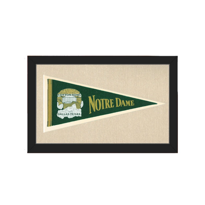 Vintage Notre Dame Pennant | Americana Memories | vintageantiquesgifts.com