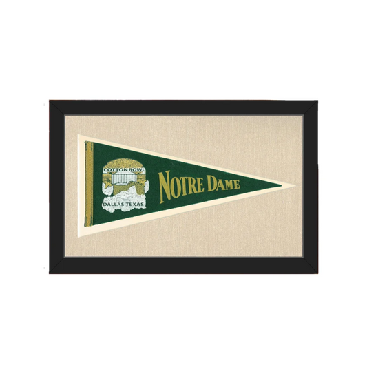 Vintage Notre Dame Pennant | Americana Memories | vintageantiquesgifts.com
