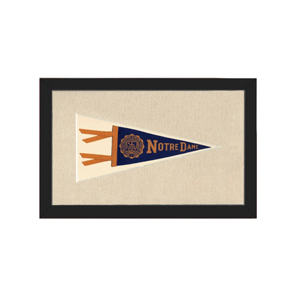 Vintage Notre Dame Pennant | Americana Memories | vintageantiquesgifts.com