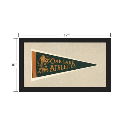 Vintage Oakland Athletics Pennant | Vintage Collectible Sports Pennant | vintageantiquesgifts.com