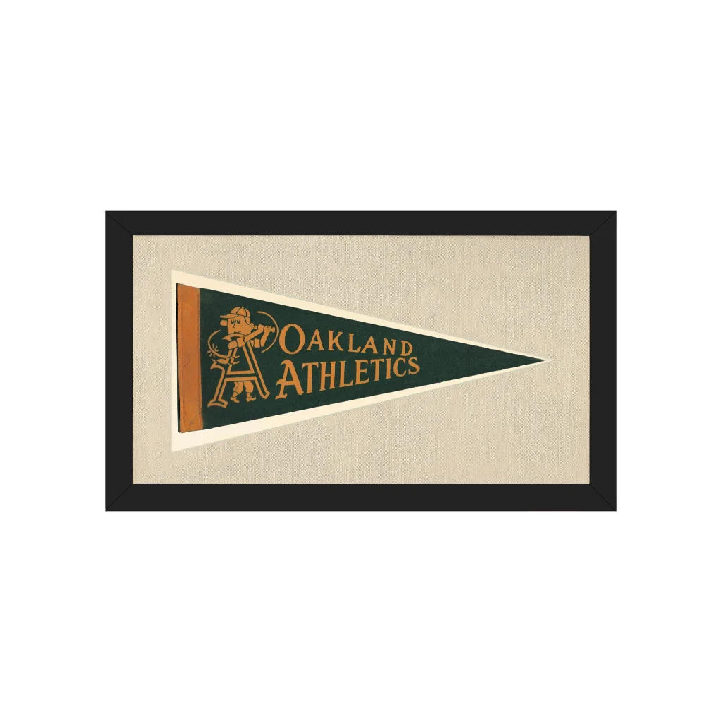 Vintage Oakland Athletics Pennant | Americana Memories | vintageantiquesgifts.com