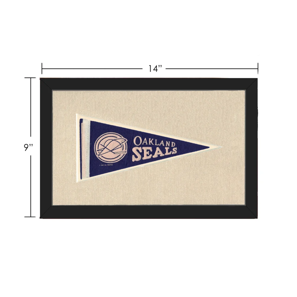 Vintage Oakland Seals Pennant | Vintage Collectible Sports Pennant | vintageantiquesgifts.com
